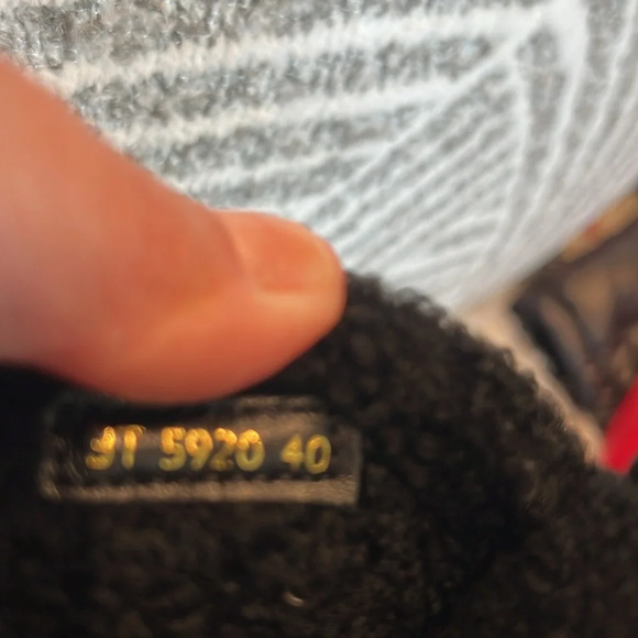 Prada Linea Rosa Felt Lace-Up
Shearling Fur-Lined Combat Boot - Picture 4 of 7